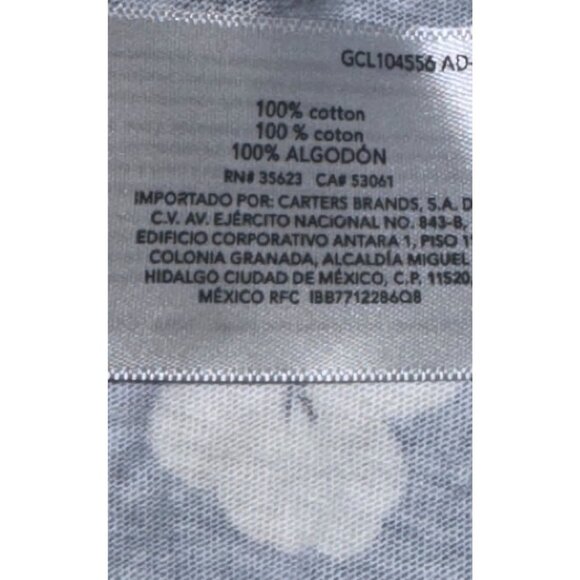 Carters Infant Floral Dress & Bloomer Set Blue Pink Size 8 - Picture 4 of 6